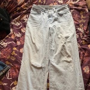 J Crew High-waisted Wide Leg Jeans